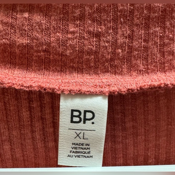 Nordstrom BP women's ribbed short sleeve top XL - Picture 2 of 6